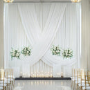 NSSONBEN Backdrop Curtain 10ft×20ft Ivory Ceiling Drapes Parties B0DGSCMCGH - Brand New