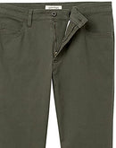 AMAZON ESSENTIALS SKINNY-FIT 5-POCKET STRETCH PANTS SIZE 34X32 - OLIVE - Brand New