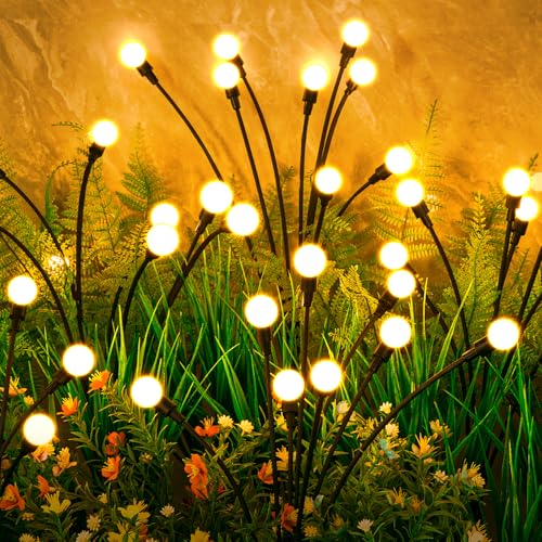 ASMAD Solar Lights Outdoor(4-Pack, 32 LEDs) Solar Garden Lights Outdoor Decor - Like New