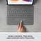 Logitech Folio Touch iPad Keyboard Case Trackpad Smart 820-009576 - Graphite - Like New