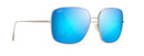 MAUI JIM NEW SUNGLASSES TRITON GUNMETAL BLUE MIRROR POLAR MJ546N 11B 61 16 145 - Like New