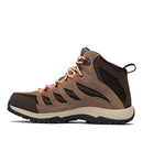 COLUMBIA WOMEN'S CRESTWOOD MID WATERPROOF HIKING BOOTS WOMEN 10 CORDOVAN/MUD - Like New