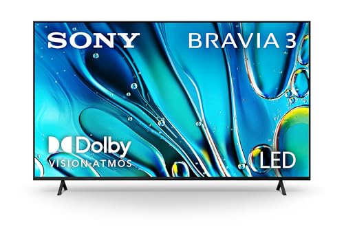 SONY BRAVIA 3 55” CLASS LED 4K HDR GOOGLE TV K-55S30C - Black - Like New