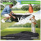 COMMOUDS QUEEN AIR MATTRESS WITH 2000MAH, 18" RAISED, C-AM-QUEEN-8 - BLACK/WHITE - Like New
