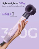 FUNFLOW 6 IN 1 AIR WRAP HAIR STYLER, BLOW DRYER BRUSH & AUTOMATIC CURLER PINK - Like New