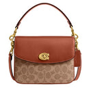 COACH POLISHED PEBBLED LEATHER CASSIE CROSSBODY 19 - TAN CARAMEL - Brand New