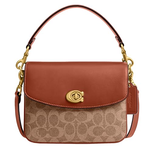 COACH POLISHED PEBBLED LEATHER CASSIE CROSSBODY 19 - TAN CARAMEL - Brand New