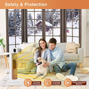 HAUSHOF 1500W TOWER SPACE HEATER - WHITE - Like New