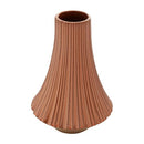 Deco 79 Decorative Vase Ribbed Centerpiece Vase, B094SWBYFP - Orange - Brand New