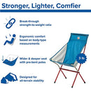 Big Agnes Big Six Camp Chair, Blue/Gray - Brand New