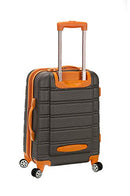 Rockland Melbourne Hardside Expandable Spinner Wheel Luggage, 20" - Charcoal - Brand New