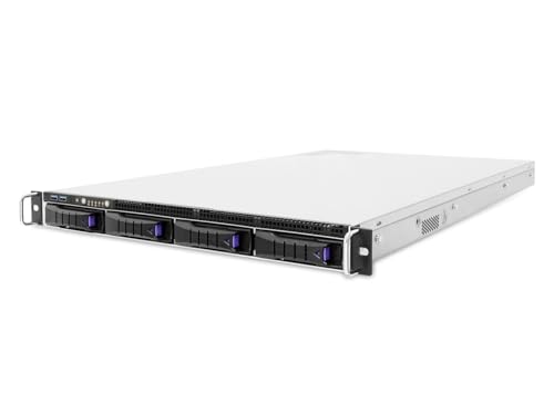 AIC Server Rack-mountable 1U NO CPU RAM 0 GB NO HDD AST2500 - Black - Like New