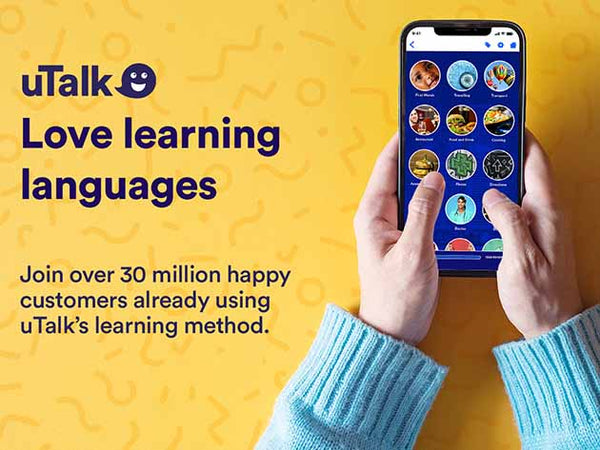 uTalk Language Learning 150+ Languages Lifetime Subscription Digital Delivery