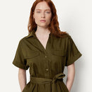 AMAZON ESSENTIALS WOMEN'S RELAXED-FIT DRESS BELT SIZE : XL DEEP BROWN - Brand New
