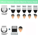 Brightup Beard Trimmer for Men IPX7 Waterproof Grooming Kit - Black/Silver - Like New