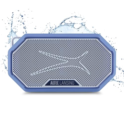 ALTEC LANSING HYDRAMINI 2.0 BLUETOOTH SPEAKER - PERIWINKLE BLUE - Brand New