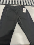 WHITE PEAK MENS SWEATPANTS FLEECE CASUAL SPORT JOGGERS - SIZE: MEN L - BLACK - Brand New