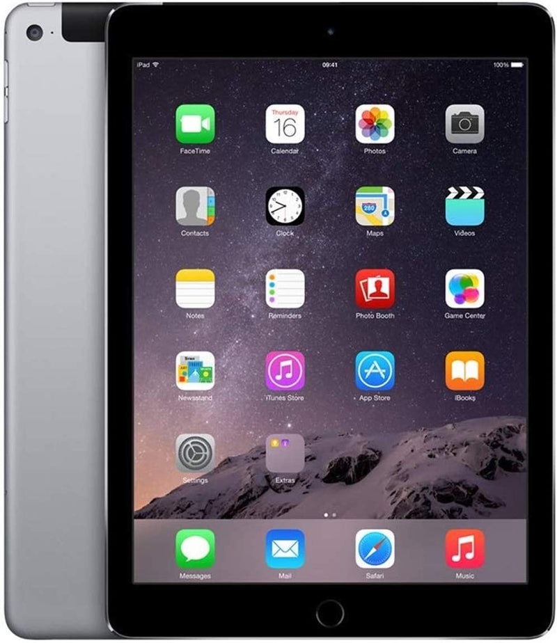 APPLE IPAD AIR (2ND GENERATION) 64GB WIFI + CELLULAR SPACE GRAY - MGJY2LL/A - Like New