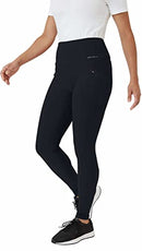 EDDIE BAUER WOMEN'S MIDWEIGHT HIGH RISE TRAIL TIGHT LEGGINGS BLACK M - Brand New