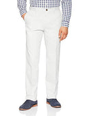 AMAZON ESSENTIALS CLASSIC WRINKLE-RESISTANT FLAT-FRONT CHINO LIGHT GRAY 32X30 - Like New