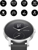 Withings Steel HR Hybrid Smartwatch Activity Sleep Fitness GPS - Black - Like New