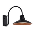 LUTEC 12" OUTDOOR WALL LIGHT - BLACK - Like New