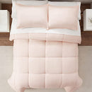 SERTA SIMPLY 2-PIECE CLEAN ANTIMICROBIAL COMFORTER SET TWIN XL - BLUSH PINK - Brand New