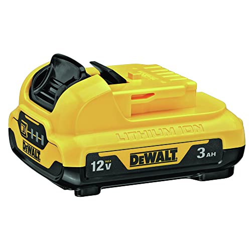 DEWALT DCB135C 2-PIECE 12V 3 AH / 5 AH LITHIUM-ION BATTERIES - YELLOW/BLK - Brand New