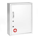 AdirMed White Locking Medication Cabinet - 999-06-WHI - WHITE - Like New