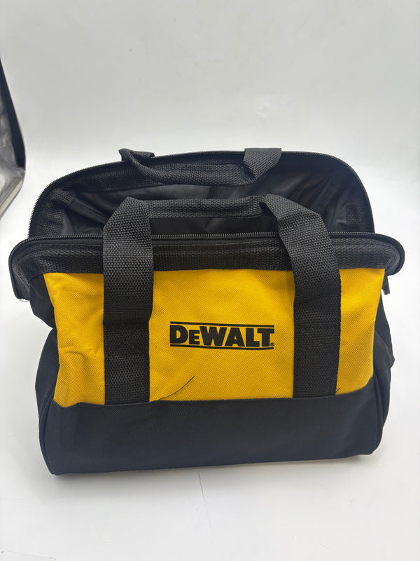 DEWALT HEAVY DUTY NYLON TOOL BAG TOTE BAG 13" X 8" X 10" - BLACK/YELLOW - Like New
