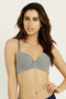 BR4307P MAMIA WOMEN'S BASIC PLAIN BRAS PACK OF 6 34C - ASSORTED COLORS - Brand New
