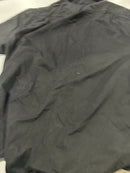 JAMES TAYLOR LARGE BLACK BUTTON UP COLLAR SHIRT - SIZE: MEN L - BLACK - Like New