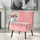 SilkWood Studio Marisel Upholstered Accent Chair B09T5QJ6Y1 - Pink - Brand New