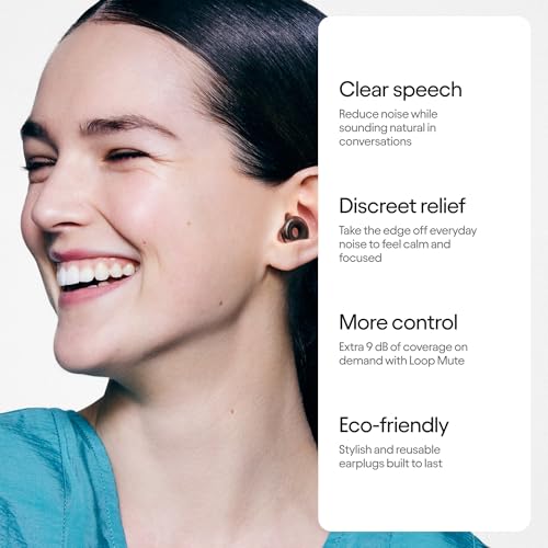 LOOP ENGAGE 2 PLUS EVERYDAY NOISE RELIEF 16 DB + MUTE FOR EXTRA COVERAGE, DUSK - Brand New