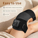 NEKTECK KNEE MASSAGER WITH HEAT - CORDLESS HEATED KNEE BRACE WITH VIBRATION - Like New