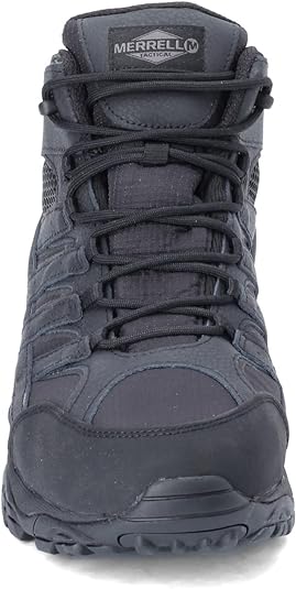 MERRELL MEN'S MOAB 2 MID TACTICAL WATERPROOF MILITARY BOOT -SIZE 11 WIDE - BLACK - Like New