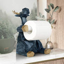 Cute Sitting Deer Paper Towel Roll Holder Decorative Paper Holder B08D9R5HQM - Brand New