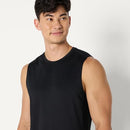 AMAZON ESSENTIALS MEN ACTIVE DRY MOISTURE-WICKING SLEVELESS 2 PACK MEN L - Brand New