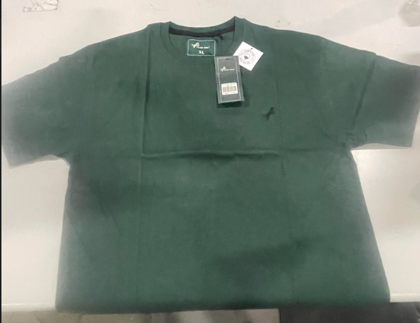 TIGER WOLF CREW SHIRT - SIZE: MEN XL - GREEN - Like New