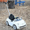 BEST RIDE ON CARS BABY TODDLER PUSH CAR STROLLER, 40 POUND CAPACITY - WHITE - Brand New