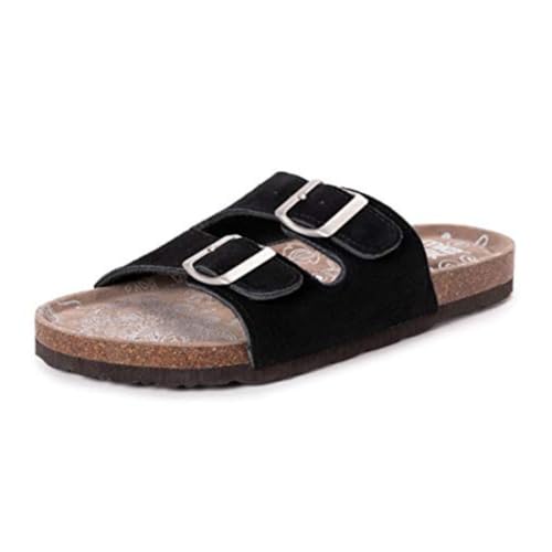 16450 MUK LUKS Marla Womens Sandal Black Size 9 - Like New