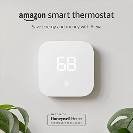 Amazon Smart Thermostat ENERGY STAR Alexa C-wire required - Scratch & Dent