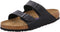 BIRKENSTOCK ARIZONA SOFT FOOTBED BIRKO-FLOR BLACK - SIZE: MEN 9 WOMEN 11 - BLACK - Brand New