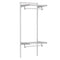 MODCART METAL CLOSET SYSTEM 2-4FT, ADJUSTABLE WIRE SHELVING - WHITE - Brand New