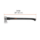 TRUPER 3 1/2 LB MICHIGAN FELLING AXE, 33'' FIBERGLASS HANDLE HM-3-1/2F - BLACK - Like New