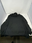 BLUE ICE MEN'S WAFFLE KNIT PULLOVER SWEATER HOODIE - SIZE: MEN MEDIUM - BLACK - Brand New