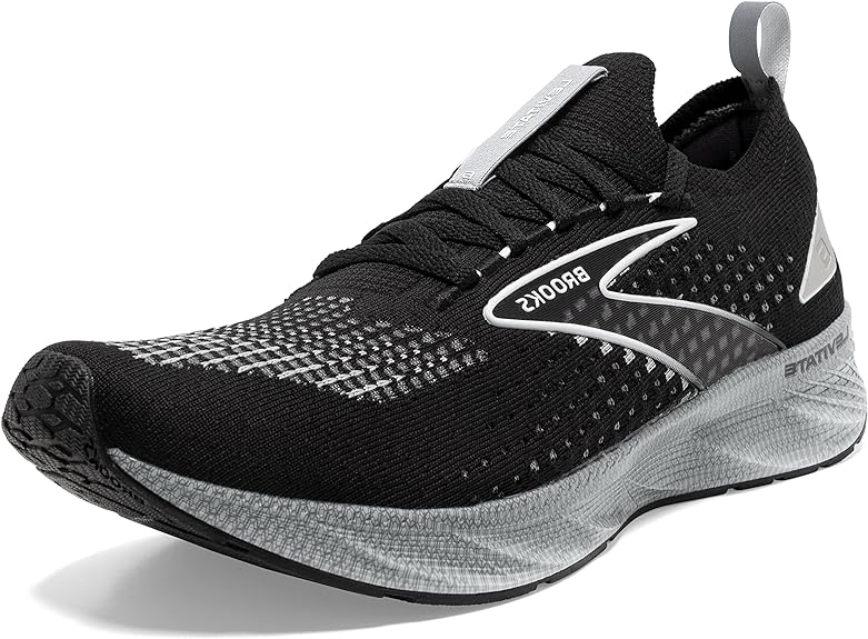BROOKS MEN’S LEVITATE STEALTHFIT 6 RUNNING SHOE - BLACK/GRAY/OYSTER - SIZE 11 - Like New