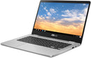 ASUS Chromebook Laptop 14 HD Intel N3350 4GB RAM 32GB Chrome OS C423NA-DH02 Like New