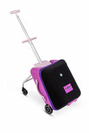 Micro Kickboard Eazy Foldable Rideable Swiss-Designed Luggage Case - Violet Pink - Like New
