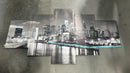 PHILADELPHIA CITY WALL ART PENNSYLVANIA SKYLINE PICTURES 60X32" - BLACK/WHITE - Like New